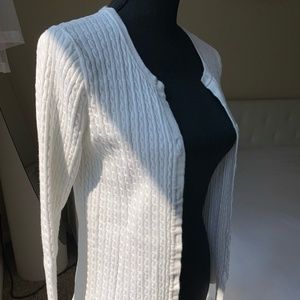 White Jeanne Pierre Botton Up Jacket